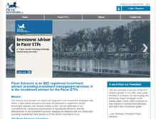 Tablet Screenshot of paceradvisors.com